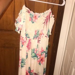 Long floral dress